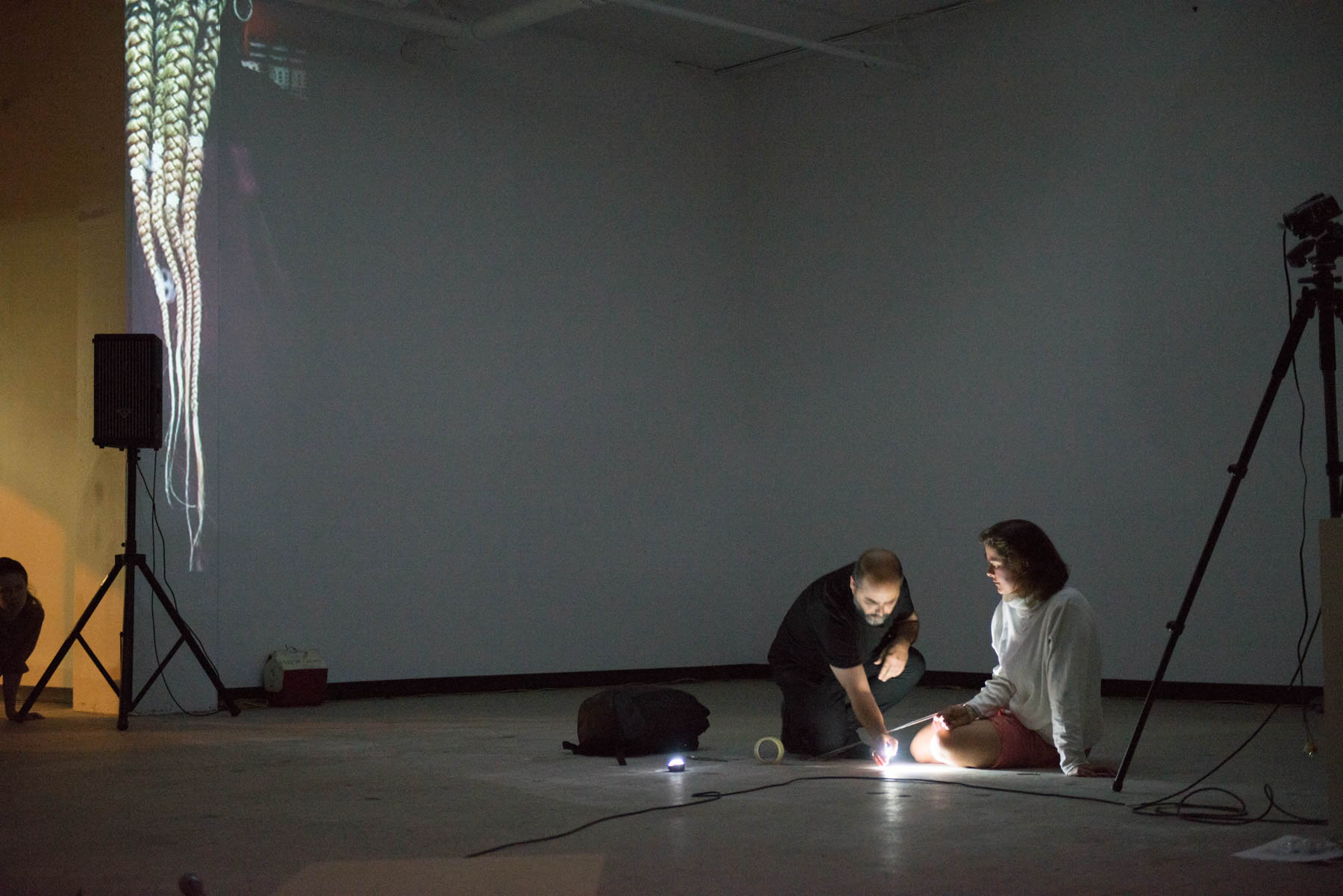 Alexandre A. R. Costa, Zuzana Žabková, Galerie Clark/RIAP, 2016 performance, photo: Paul Litherland